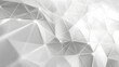 © john - Abstract white geometric pattern on gray background modern digital technology global network metal bending for wallpaper, logo, banner, web design.