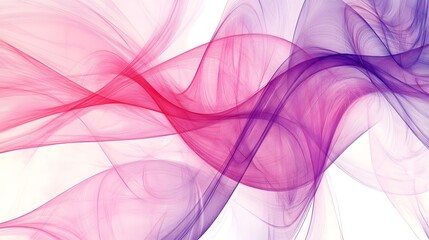 Wall Mural - Abstract Pink and Purple Swirling Lines Background