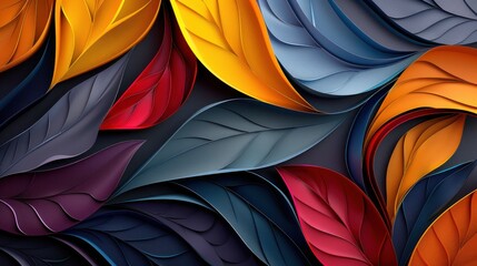 A dynamic and colorful abstract composition with fluid shapes and gradients, perfect for creating eye-catching backgrounds or digital advertising.