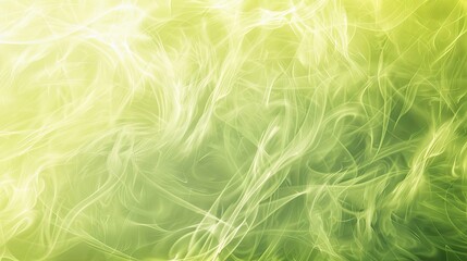 Poster - Lime green blending into soft yellow with faint smoky wisps on inviting background