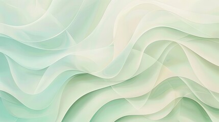 Blues greens and creams blend in retro gradient backdrop with gentle rippling