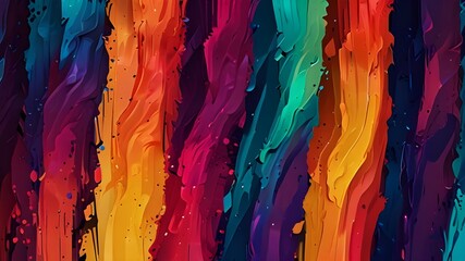 Wall Mural - Colorful abstract background Generative  AI