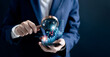 © sirichai - Businesswomen use magnifier glass find stock in stock markets, uptrends, growth economics, business strategy development, and opportunities for investment, take profit from funds, Financial Analyst.