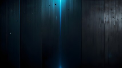 Wall Mural - Abstract metal background with blue light Generative AI