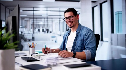 Poster - Accounting Bookkeeper Clerk Man. Bank Advisor