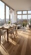 © Ghulam - Modern interior in european apartment house with wooden floor