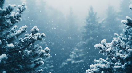 Wall Mural - Winter snowy landscape wallpaper