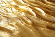 © AI_images - A gold textured surface with a smooth, rippled pattern, mimicking the gentle waves on a calm body of water, cast in metal.