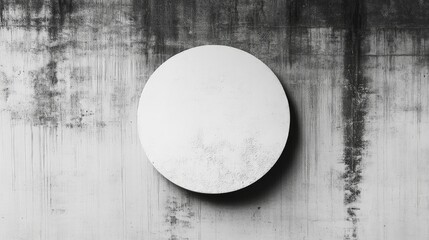 Wall Mural - Circular Object Against Concrete