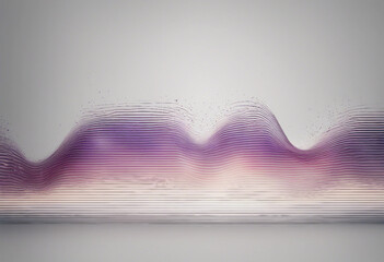 Wall Mural - Abstract sound wave stripe lines isolated