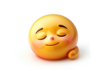 Wall Mural - 3d smiley face