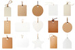 © Rawpixel.com - PNG blank paper label tag element set, transparent background
