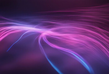 Wall Mural - Blue purple pink light trails horizontal light trails speech light isolated