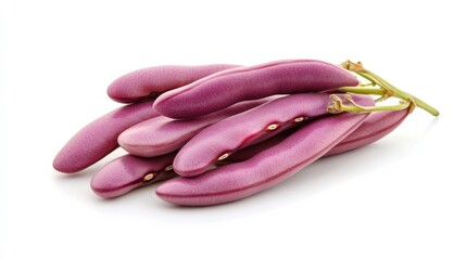 Beans isolated, white background.