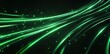 © K'kriang Krai - with green laser light streaks on a background black
