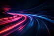 © InnovPixel - A vibrant abstract image featuring flowing lines of neon pink and blue light against a dark background, suggesting movement and energy