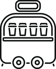 Poster - simple vector, perfect for your next project related to street food or beverages