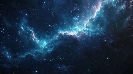 Wall Mural - Galaxy background illustration with stars, space galaxy background, background with space, milky way supernova