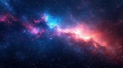 Wall Mural - Galaxy background illustration with stars, space galaxy background, background with space, milky way supernova