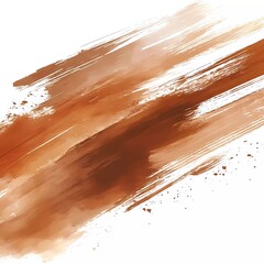 Poster - brown watercolor brush stroke background vector illustration