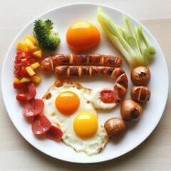 Sticker - Sunny Side Up Breakfast.