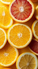 Wall Mural - Citrus Burst - Vibrant Orange and Grapefruit Photo