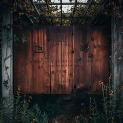 Poster - Old wooden board, background