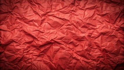 Canvas Print - Red wrinkled paper texture background perfect for adding a vintage touch to designs