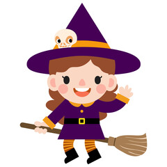 cute witches witchcraft, Happy halloween