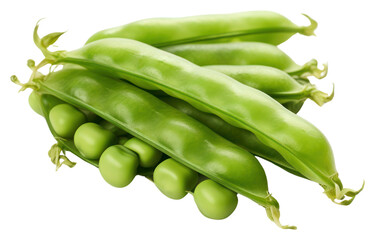 Canvas Print - PNG Green peas vegetable plant food.