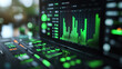 © ChubbyCat - Productivity Report,  A 3D rendering of a corporate efficiency report featuring green arrows, clearly illustrating productivity gains and improvements
