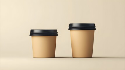 Wall Mural - a flat design of a product packaging label that stays readable on both small and large containers