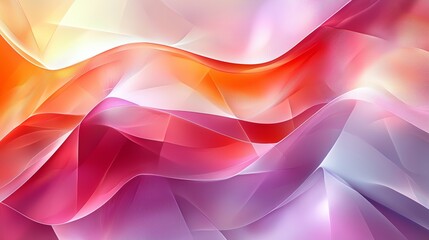 Aufkleber - abstract waves of soft colors blending together, creating a soothing and vibrant background design f
