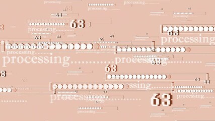 Wall Mural - Downloading bar and processing bar  series , flatting and flying loading bar on technology concept