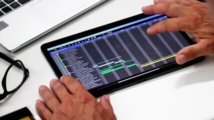 Aufkleber - Gantt Project Management Chart Software