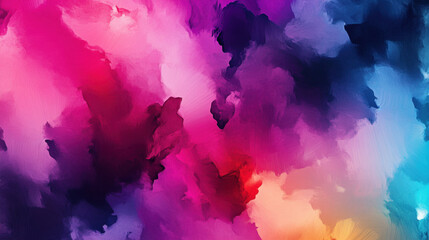 Sticker - A vibrant abstract background featuring swirling colors in pink, purple, blue, and orange.