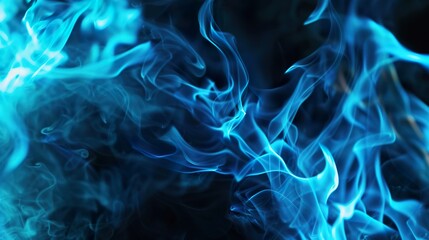 Wall Mural - Free_fire_background_photo_blue_flames