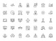 © antkevyv - Business people situations symbols teamwork leadership success communication growth