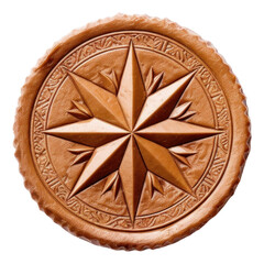 Sticker - PNG  Seal Wax Stamp star white background accessories freshness.