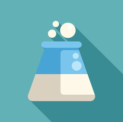Poster - Laboratory beaker with liquid bubbling from a chemical reaction experiment