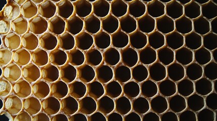 Sticker - Close-up of a Honeycomb