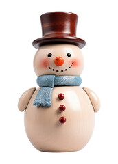 Canvas Print - PNG Snow man christmas snowman winter.