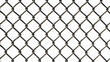 © Ibnu - Close-up of Shiny Chain Link Fence on White Background