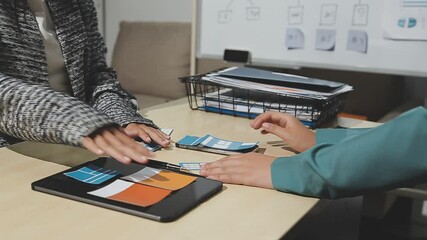 The designer team is designing the uxui system to make the uxui system work well on new phones and support system updates. Website development concept UI UX front end designer