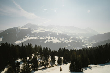 Switzlerand Alps Aerial Photography of Snow Capped Mountains 