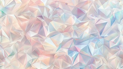 Cubist wallpaper with pastel polygons and soft gradient effects featuring an ethereal texture