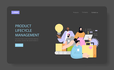 Poster - Innovation. Flat Vector Illustration