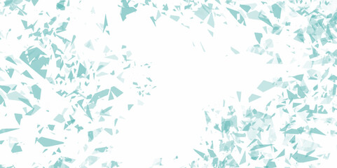 Wall Mural - Light blue, green vector texture with random triangles. Watercolor sea green grunge abstract painting stylist charming modern texture. Dark blue vector backdrop.
