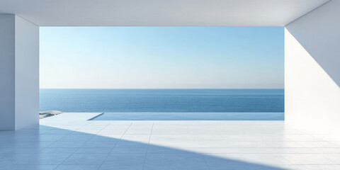 Wall Mural - Terrace Floor with Stunning Sea View