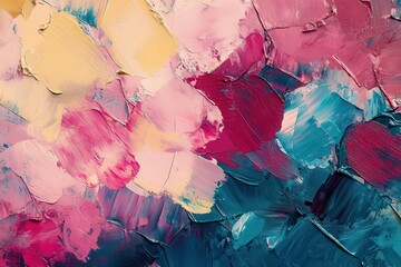 Poster - Artistic oil paint abstract background design